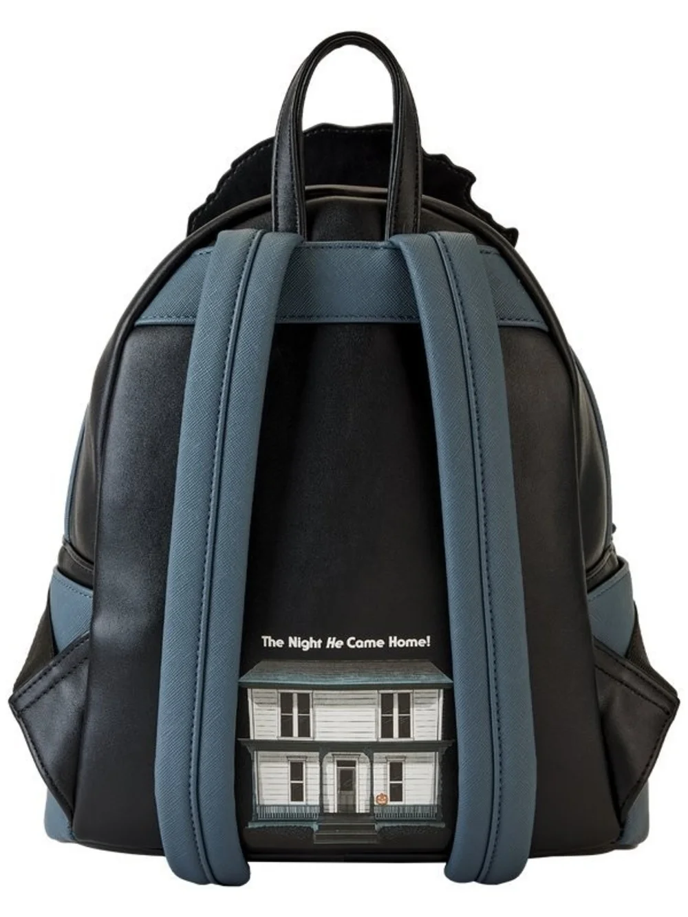 Michael Myers Graphic Leather Loungefly Backpack - Brown & Black